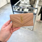 Ysl logo card holder