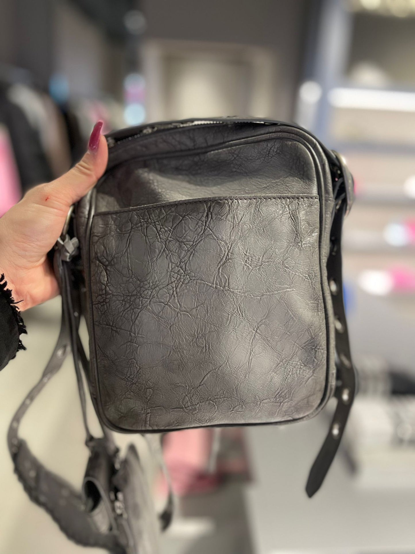 Le Cagole crossbody bag grey