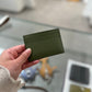 Loewe anagram card holder khaki green