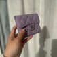 Chanel cf wallet 薰衣草紫