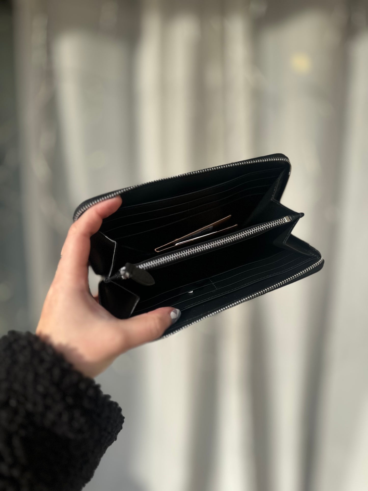 Zipper long wallet