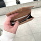 Ysl card holder 奶茶