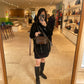 Longchamp Mini top handle cuir crossbody bag