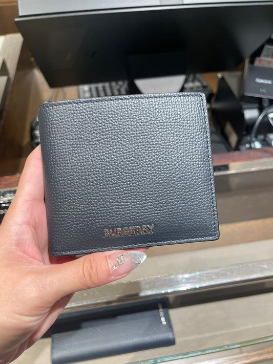 Burberry Classic bi fold wallet dark navy
