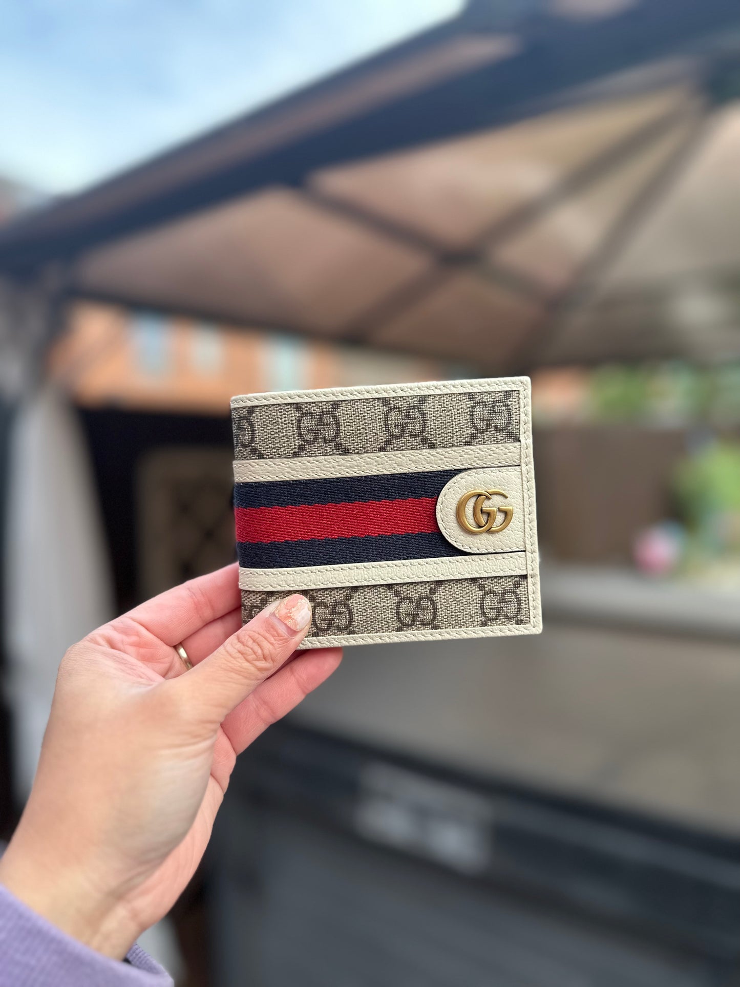 Gg ophidia men bi-fold wallet