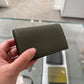 Loewe anagram business card holder khaki green