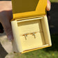 Fendi F logo earrings