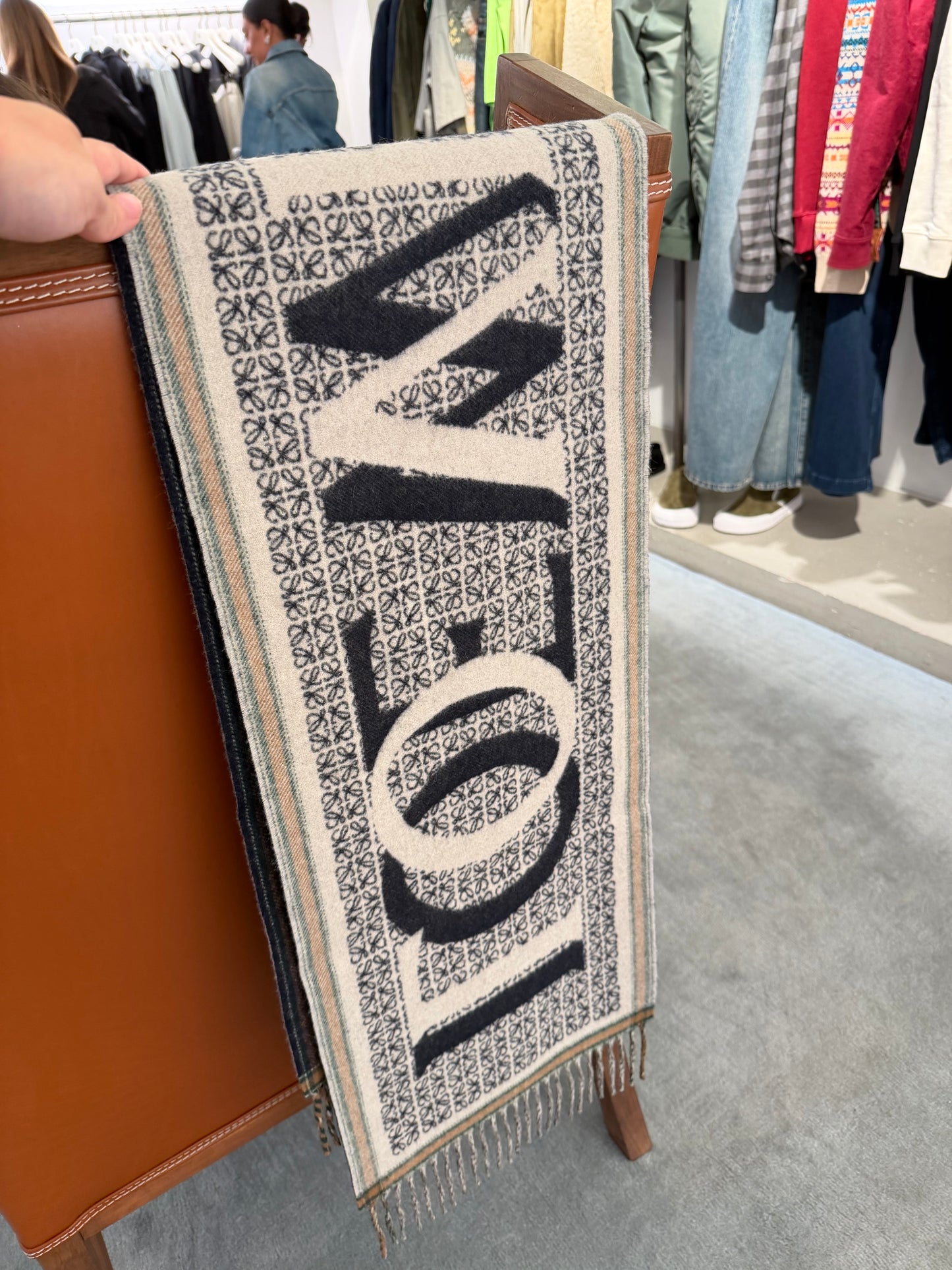 Loewe scarf monogram