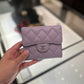 Chanel cf wallet 薰衣草紫