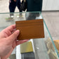 Loewe anagram card holder tan