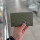 Ysl logo business card holder