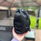 Nylon bucket bag with chain