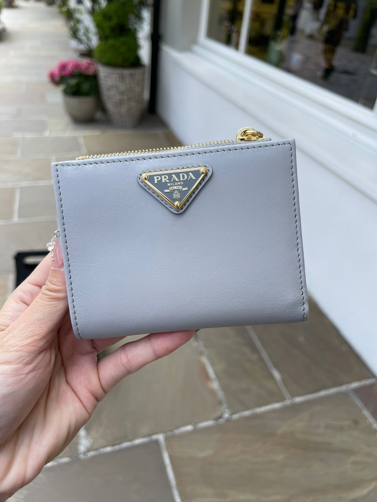 Prada zipper wallet