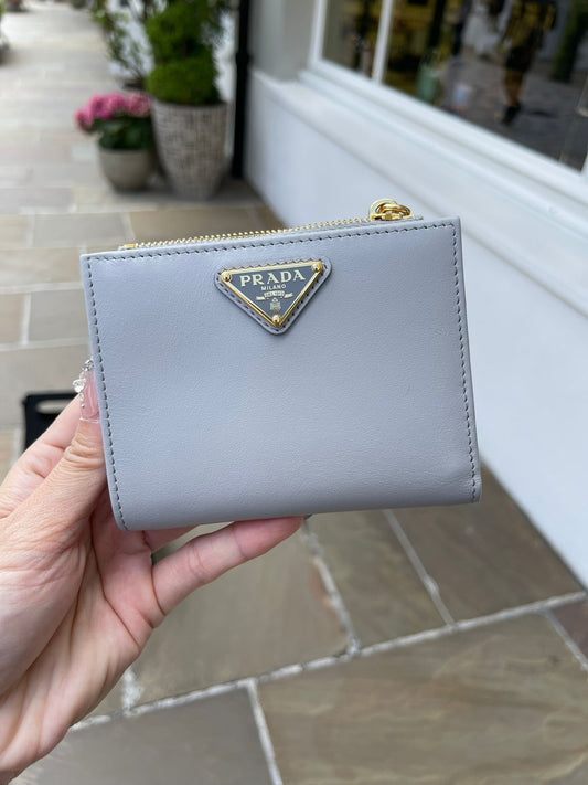 Prada zipper wallet