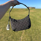 Monogram hobo shoulder bag