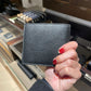 Burberry leather bi-fold wallet in black