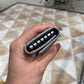 GG key holder pearl grey