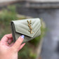 Ysl logo business card holder