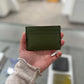 Loewe anagram card holder khaki green