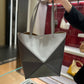 Puzzle fold tote m grey