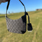 Monogram hobo shoulder bag