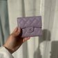 Chanel cf wallet 薰衣草紫