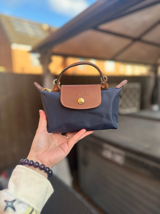 Longchamp mini pouch已改包長帶