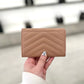Ysl card holder 奶茶