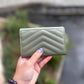 Ysl logo business card holder