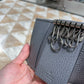 GG key holder pearl grey