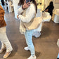 Polene cyme mini taupe