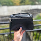 Lonchamp crossbody bag mini black in calfskin