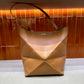 Puzzle Fold tote m warm dessert