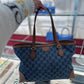 GG ophidia tote bag M demin