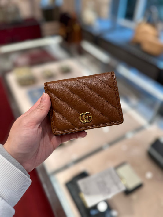 Gg marmont card holder wallet