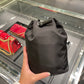 Nylon bucket bag with chain