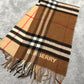 Classic pattern scarf 拼色