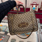 1955 horsebit tote bag