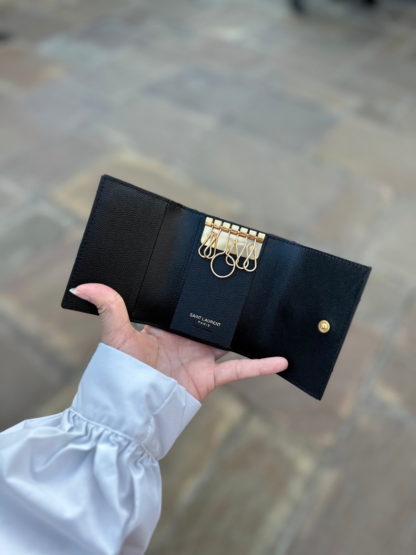 魚子醬金扣key holder