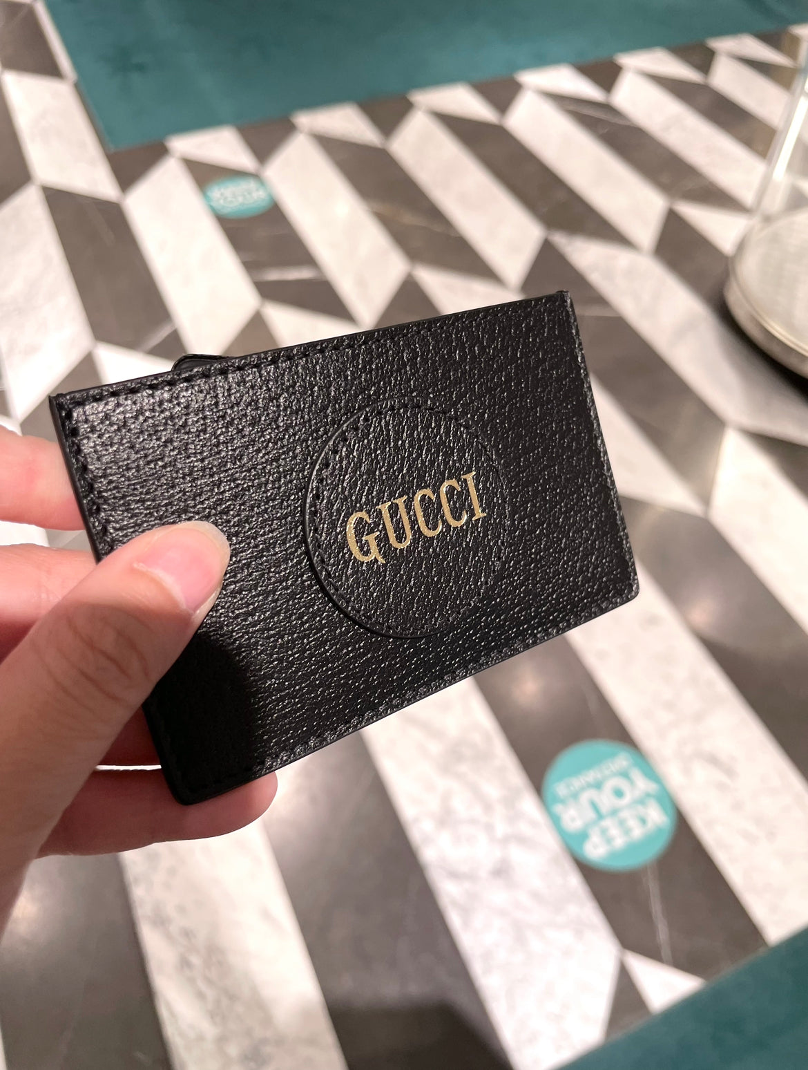 Logo card holder