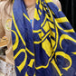 大logo scarf (silk)
