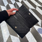 Gucci Monogram flap long wallet