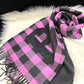 大logo 格仔scarf