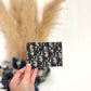 Saddle business card holder