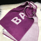 大logo scarf