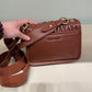 Nylon bucket bag with chain