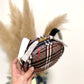 Classic pattern round bag