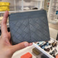 Coin zipper card holder wallet