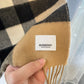 Classic pattern scarf cashmere