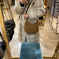 十字紋雙帶crossbody hobo bag
